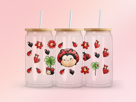 Glass Can | Iced Coffee Cup | 16 oz | Mariquita