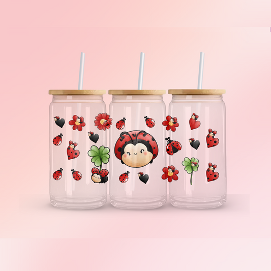 Glass Can  | Iced Coffee Cup | 16 oz  | Mariquita