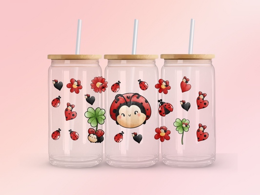 Glass Can  | Iced Coffee Cup | 16 oz  | Mariquita