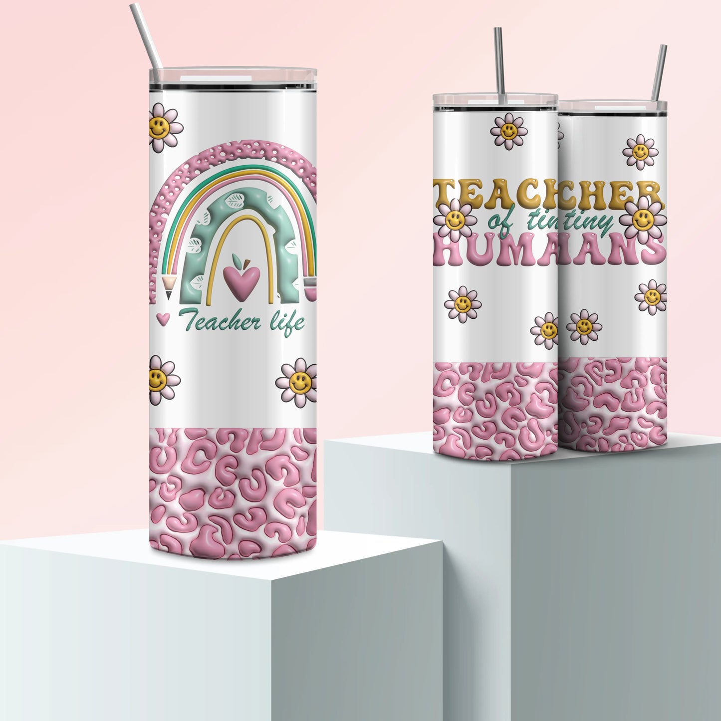 20 onz Skinny Tumbler -Teacher 03