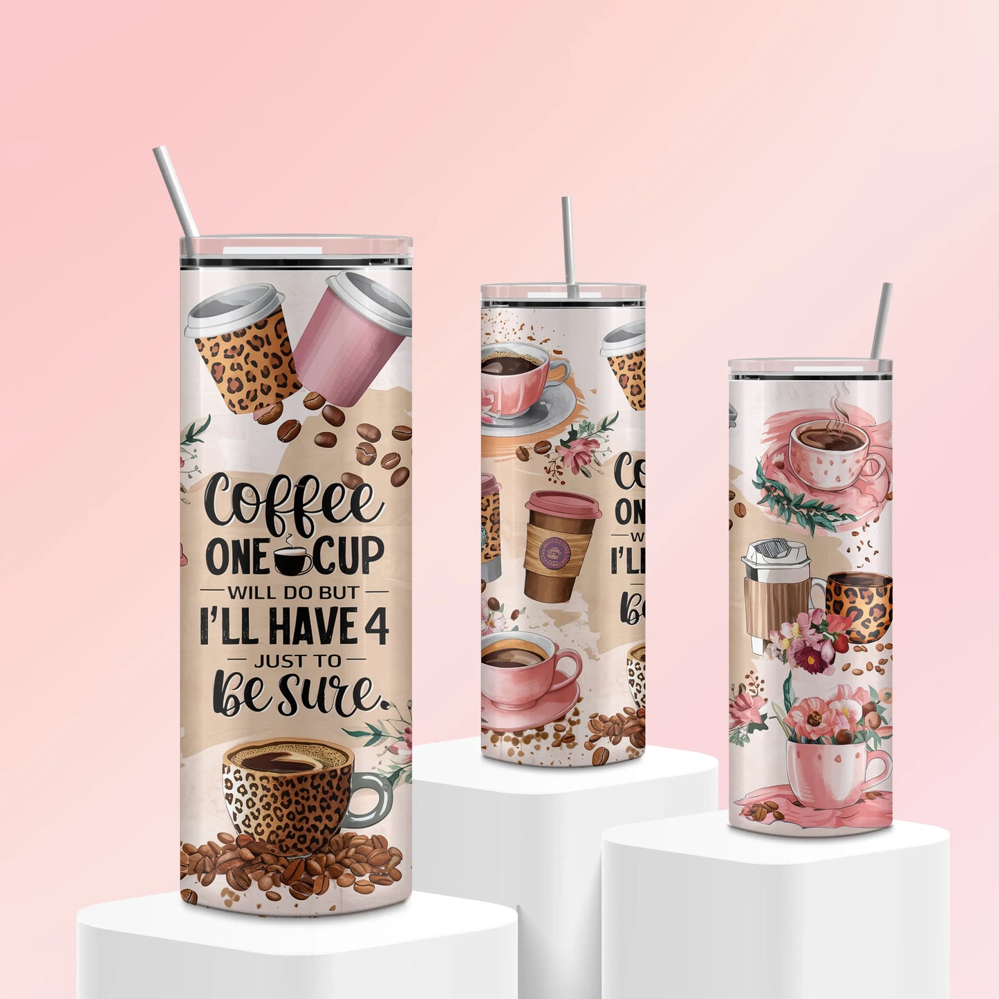 20 onz Skinny Tumbler - Chocolat