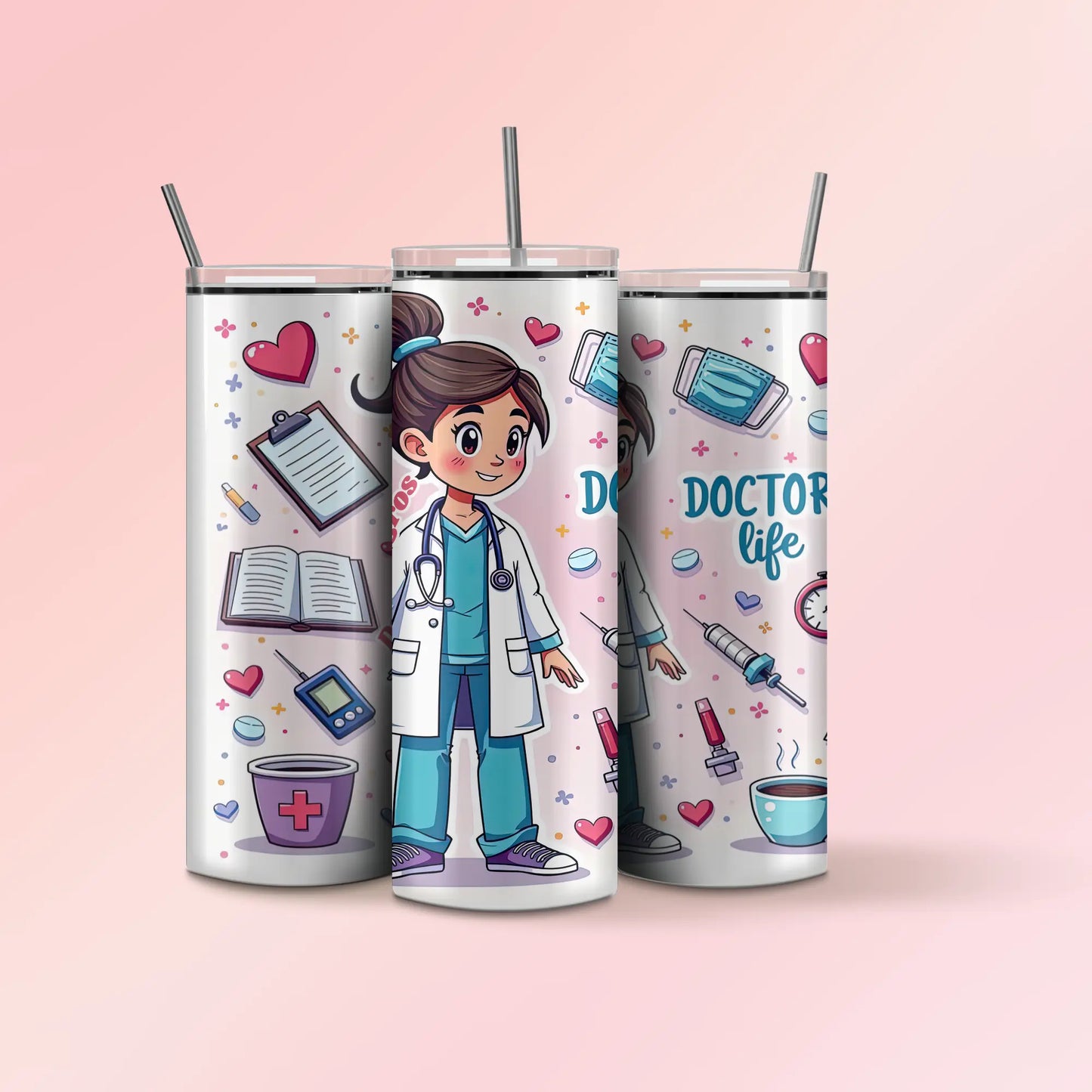 20 onz Skinny Tumbler - Doctor