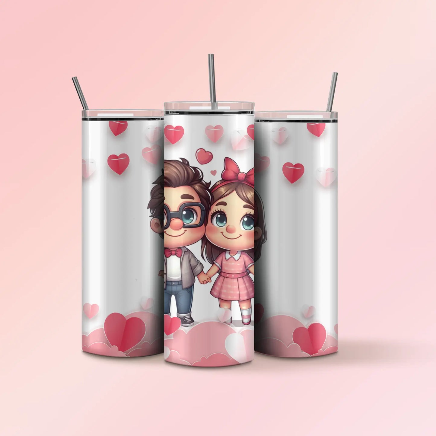 20 onz Skinny Tumbler - Ellie & Carlie