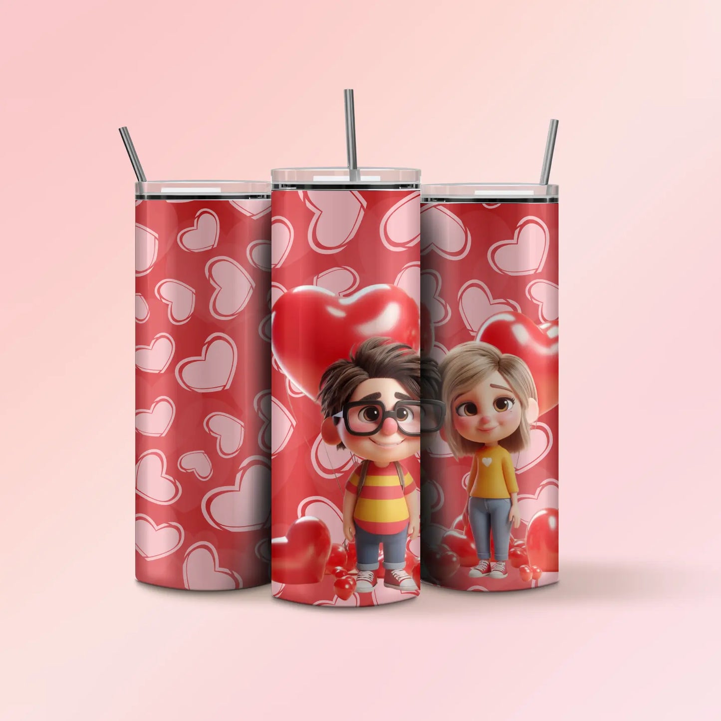 20 onz Skinny Tumbler - Ellie & Carlie