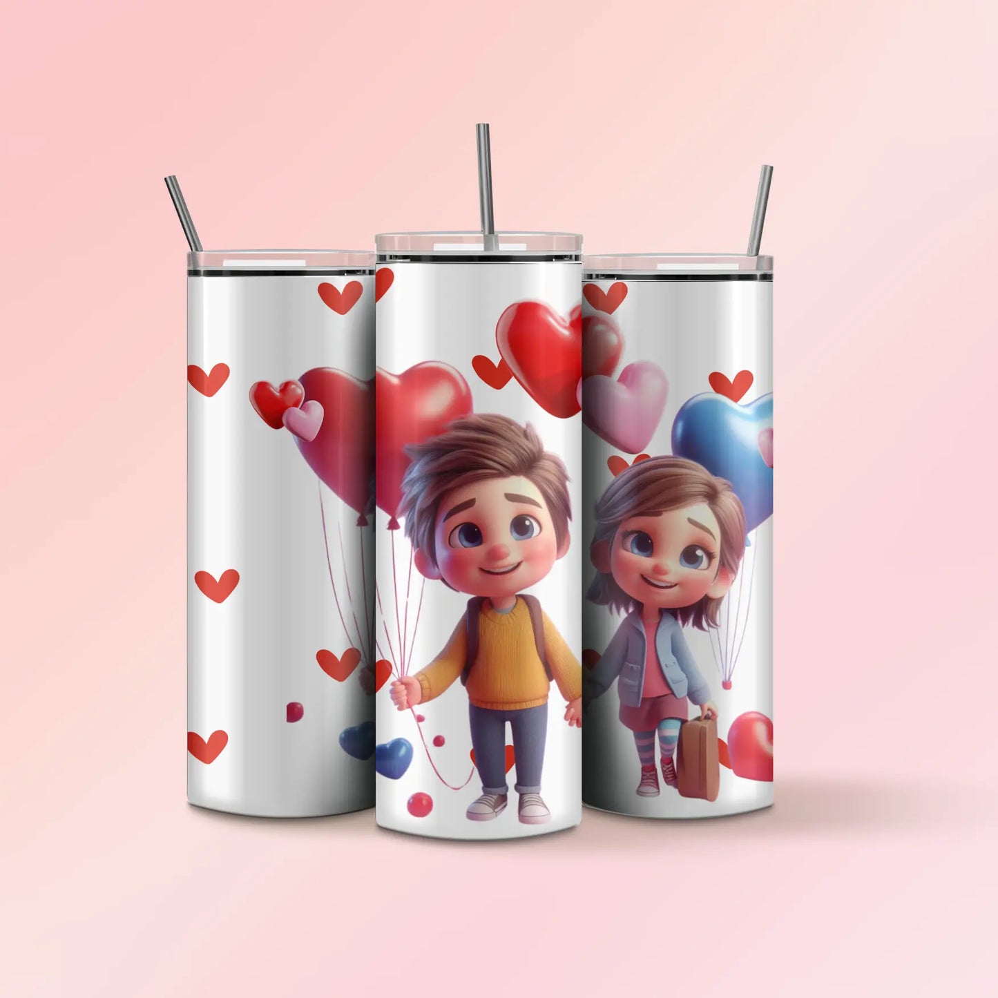 20 onz Skinny Tumbler - Ellie & Carlie