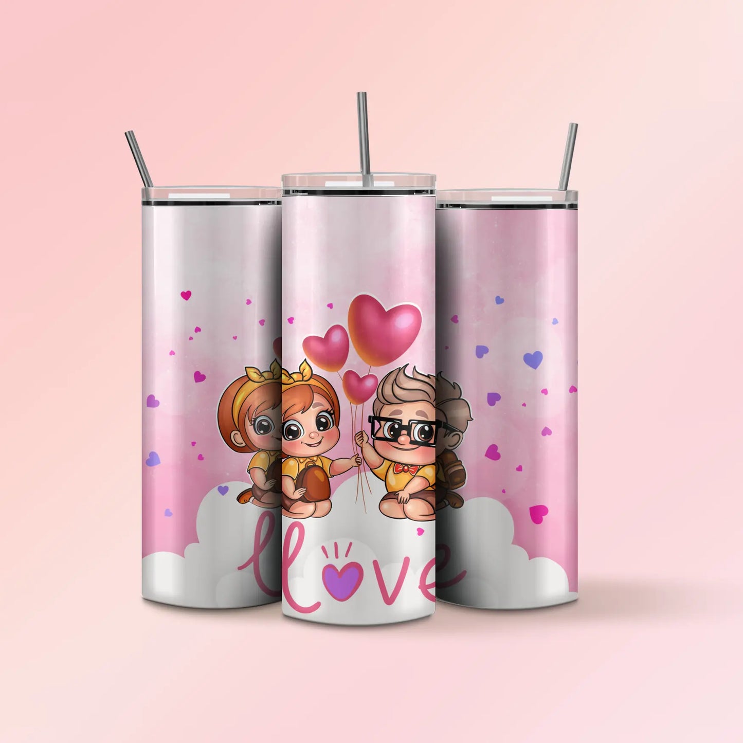 20 onz Skinny Tumbler - Ellie & Carlie