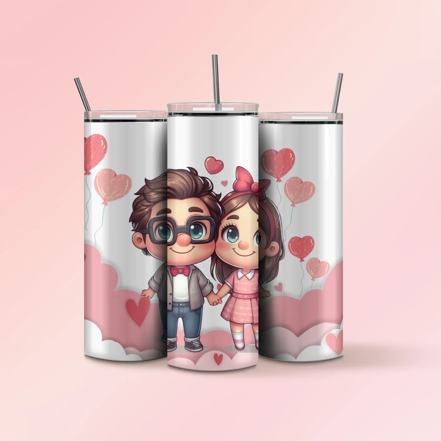 20 onz Skinny Tumbler - Ellie & Carlie